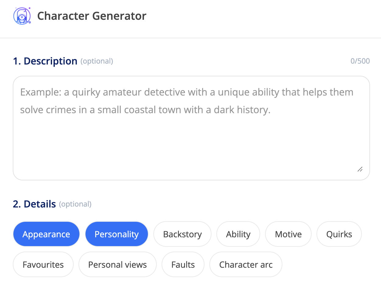 AI Character Generator
